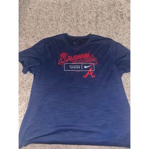 Men's Nike Atlanta Braves T-Shirt XL Blue Dri Fit